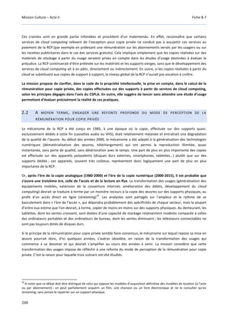 Culture Acte 2 - rapport Lescure