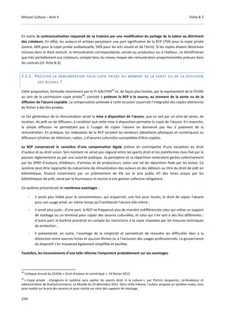 Culture Acte 2 - rapport Lescure