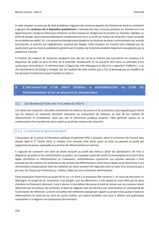 Culture Acte 2 - rapport Lescure