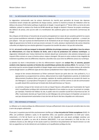 Culture Acte 2 - rapport Lescure
