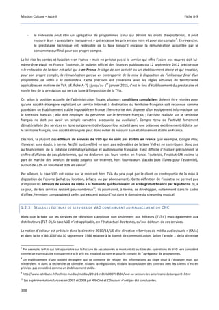 Culture Acte 2 - rapport Lescure