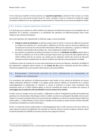 Culture Acte 2 - rapport Lescure