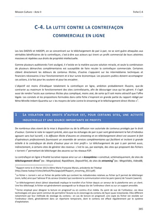 Culture Acte 2 - rapport Lescure