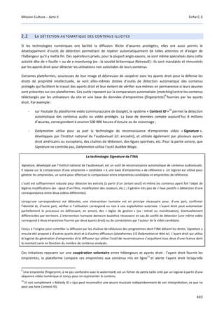 Culture Acte 2 - rapport Lescure