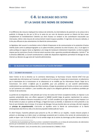 Culture Acte 2 - rapport Lescure