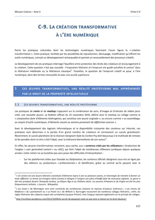 Culture Acte 2 - rapport Lescure