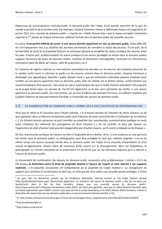 Culture Acte 2 - rapport Lescure