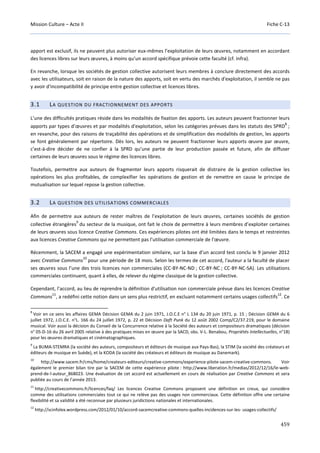 Culture Acte 2 - rapport Lescure