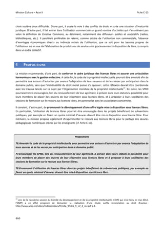 Culture Acte 2 - rapport Lescure
