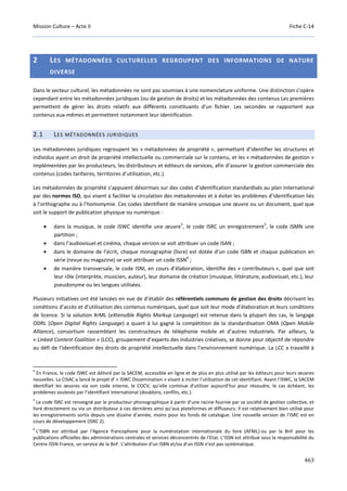 Culture Acte 2 - rapport Lescure