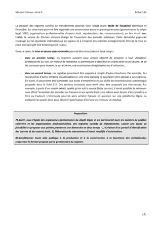 Culture Acte 2 - rapport Lescure