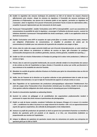 Culture Acte 2 - rapport Lescure