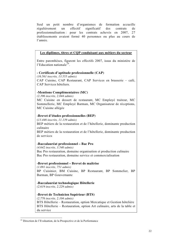 Rapport Marcon, l'alternance dans le secteur de la 