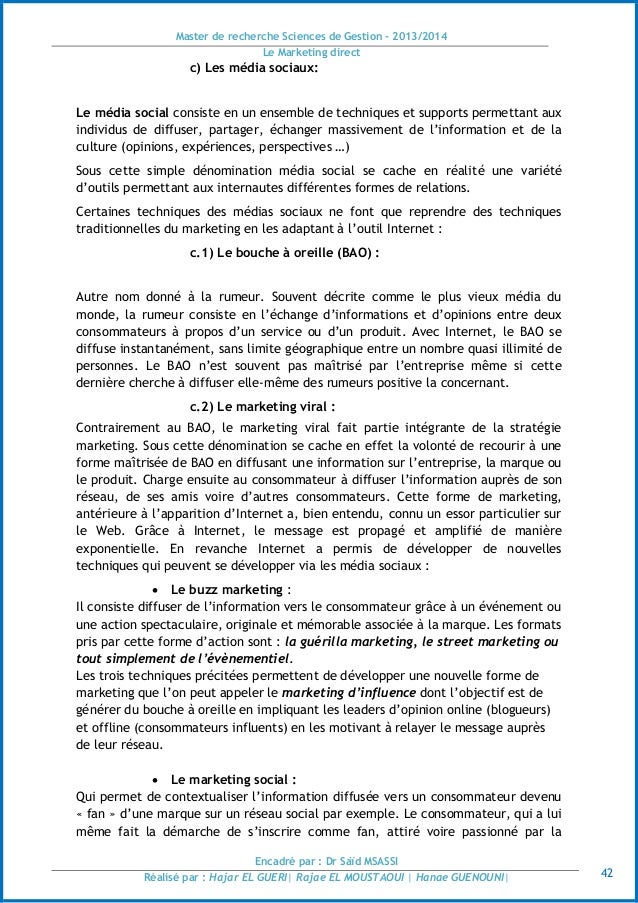 Rapport marketing  cas de SMAP