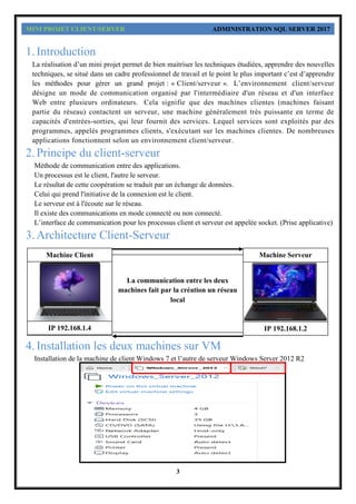 Realisation Server Architecture Client-Serveur | PDF