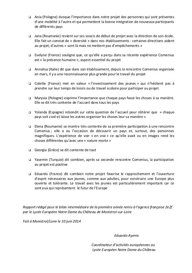 Rapport de enseignants sur la mobilité à Keszthely (Hongrie)