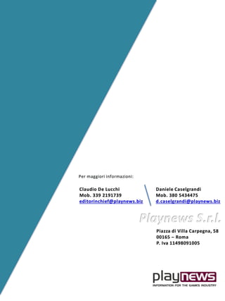 Rapporto Aesvi - Campagna All4Games