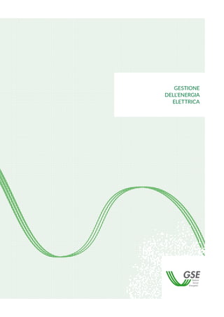 GESTIONE
DELL’ENERGIA
ELETTRICA
 