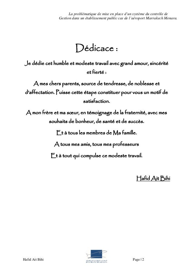 Rapport de stage Office National des Aéroport