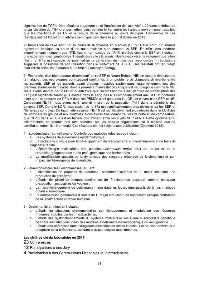 Rapport D Activite 17 De L Institut Pasteur De Tunis Rapport D Activite 17 De L Institut Pasteur De Tunis