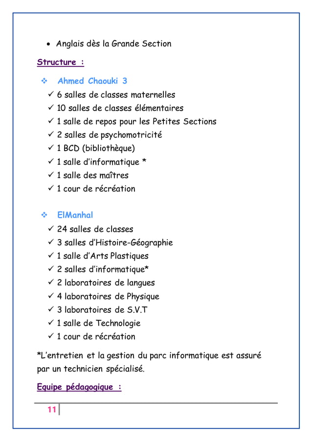 Rapport pfa