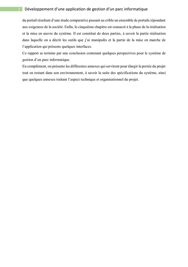 Rapport Projet de fin d'etude sur le parc informatique  PDF
