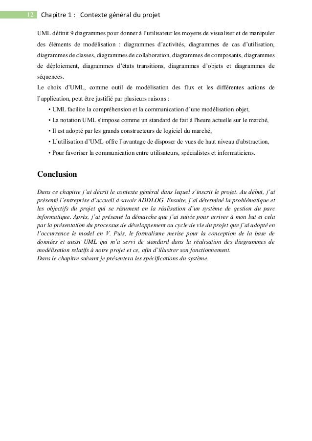 Rapport Projet de fin d'etude sur le parc informatique