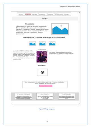 Chapitre 2 : Analyse des besoins
29
Figure 14 Page L’agence
 