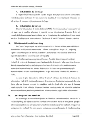 Mise en place d'une infrastructure basée sur OpenStack | PDF