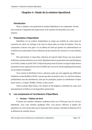 Mise en place d'une infrastructure basée sur OpenStack | PDF