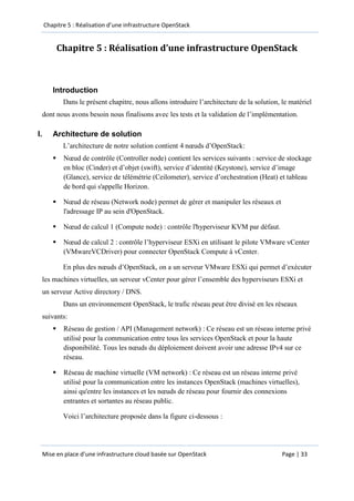 Mise en place d'une infrastructure basée sur OpenStack | PDF