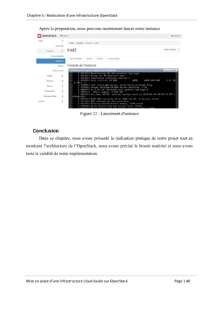 Mise en place d'une infrastructure basée sur OpenStack | PDF