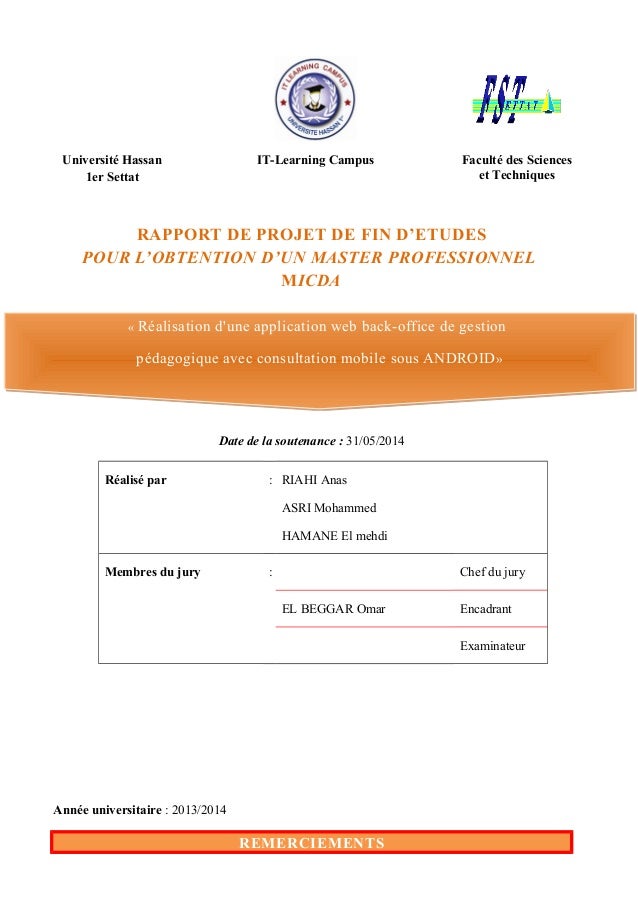 Rapport PFE  Réalisation d'une application web backoffice de gestio…