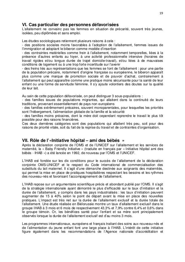 Plan D Action Pour L Allaitement En France