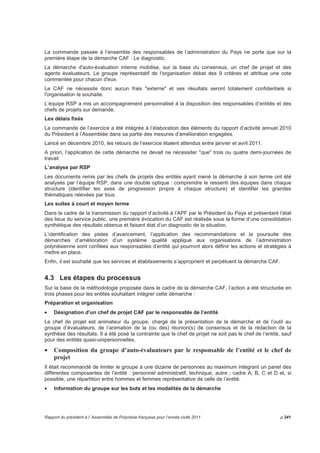 3.4 Etude relative aux concours administratifs 
Candidats 
inscrits 
Membres du jury Lauréats 
Filière cadre d'emplois 
H F H F H F 
FSA vétérinaire 1 3 5 1 0 2 
FED adjoint d'éducation 912 2209 5 1 19 15 
FTE technicien 484 219 18 3 19 8 
FAF 
Attaché d’administration - 
concours général 
95 259 en cours en cours en cours en cours 
Attaché d’administration - 
concours spécial statisticien-économiste 
11 11 en cours en cours en cours en cours 
Attaché d’administration - 
concours spécial financier, 
comptable et gestionnaire 
22 26 en cours en cours en cours en cours 
TOTAL 1 525 2 727 28 5 38 25 
Sur les 4 concours administratifs organisés en 2010, on compte parmi les lauréats 25 femmes et 38 
hommes (soit 39,68 % de femmes). 
Par ailleurs, on constate que le nombre de candidates inscrites aux concours est presque le double de 
celui des hommes (64,13 % contre 35,86 %) 
En revanche, la composition des membres de jury d’examen reste à prédominance masculine. 
3.5 Etude relative aux examens professionnels 
Sur les 18 examens professionnels organisés en 2010 dont 6 ont été déclarés infructueux, on compte 146 
agents inscrits, dont 40,41 % sont des femmes et 59,59 % sont des hommes. Il est à noter que 49,31 % 
des inscrits se situent dans la tranche 31 – 40 ans. 
6 
11 
15 
16 
3 
4 
4 
10 
25 
20 
17 
6 
6 
3 
20 15 10 5 0 5 10 15 20 25 30 
56-60 ans 
51-55 ans 
46-50 ans 
41-45 ans 
36-40 ans 
31-35 ans 
26-30 ans 
Féminin Masculin 
p.336 Rapport du président à l’ Assemblée de Polynésie française pour l’année civile 2011 
 