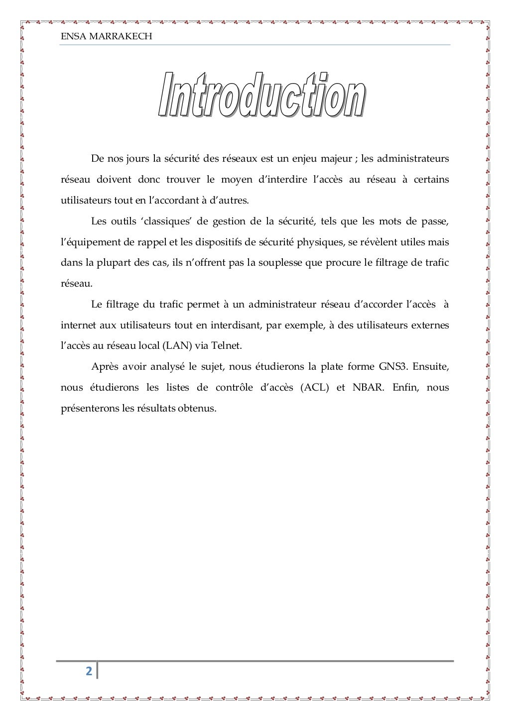 Rapport projet