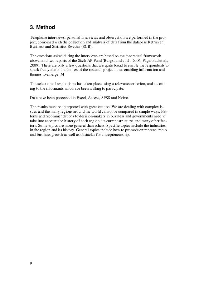 Report on regional growth analysis version 0 94 kort version english