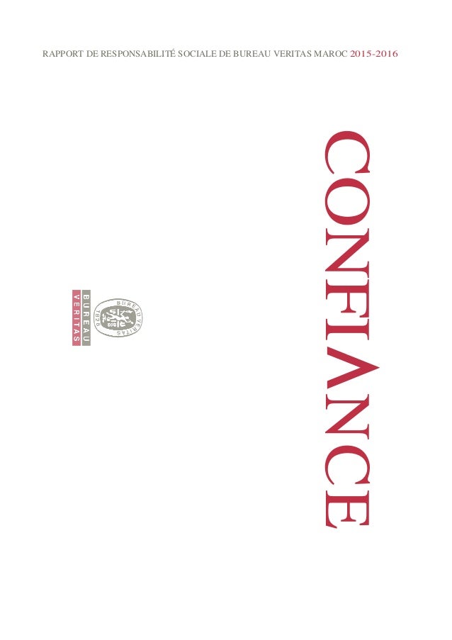 Rapport Rse De Bureau Veritas Maroc 2015 2016 Rapport Rse De Bureau Veritas Maroc 2015 2016