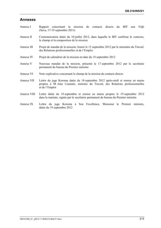 OIT : Rapports du Comité de la liberté Syndicale