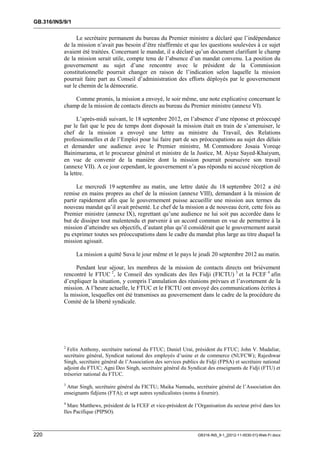 OIT : Rapports du Comité de la liberté Syndicale