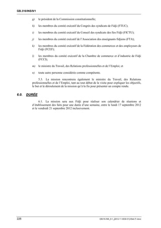 OIT : Rapports du Comité de la liberté Syndicale