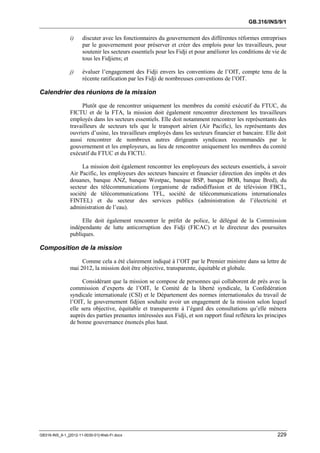 OIT : Rapports du Comité de la liberté Syndicale