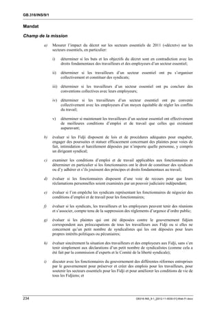 OIT : Rapports du Comité de la liberté Syndicale