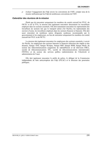 OIT : Rapports du Comité de la liberté Syndicale