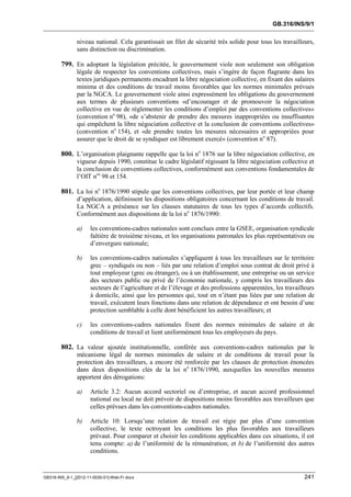 OIT : Rapports du Comité de la liberté Syndicale