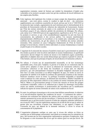 OIT : Rapports du Comité de la liberté Syndicale