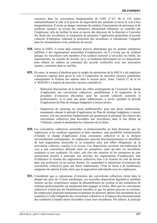 OIT : Rapports du Comité de la liberté Syndicale