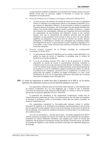 OIT : Rapports du Comité de la liberté Syndicale