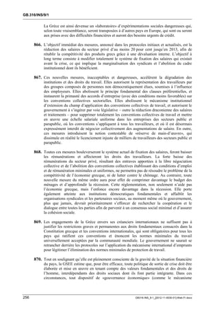 OIT : Rapports du Comité de la liberté Syndicale