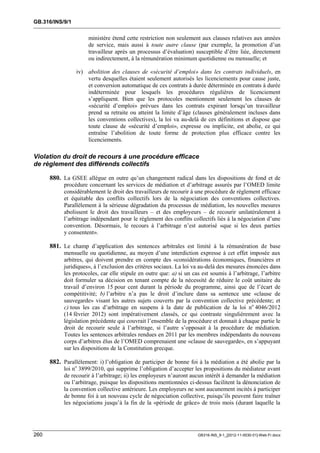 OIT : Rapports du Comité de la liberté Syndicale